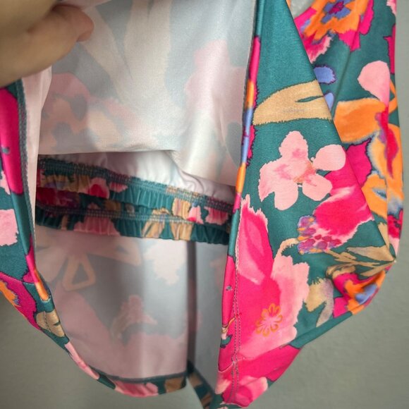 Pro Player Active Crop Tank Womens Sz L Moisture Wicking Racerback Shelf Bra - Picture 4 of 5